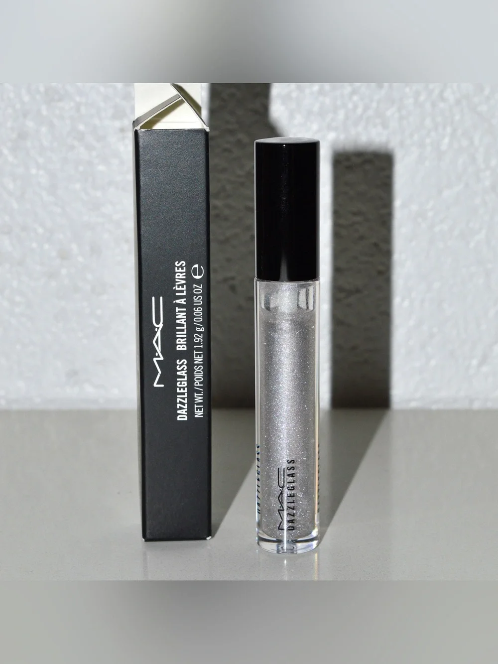 MAC Cosmetics Dazzleglass Lipgloss *SHE-ZAM* Limited Edition Highly Shine Silver